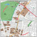MBTA Chinatown Neighborhood Map